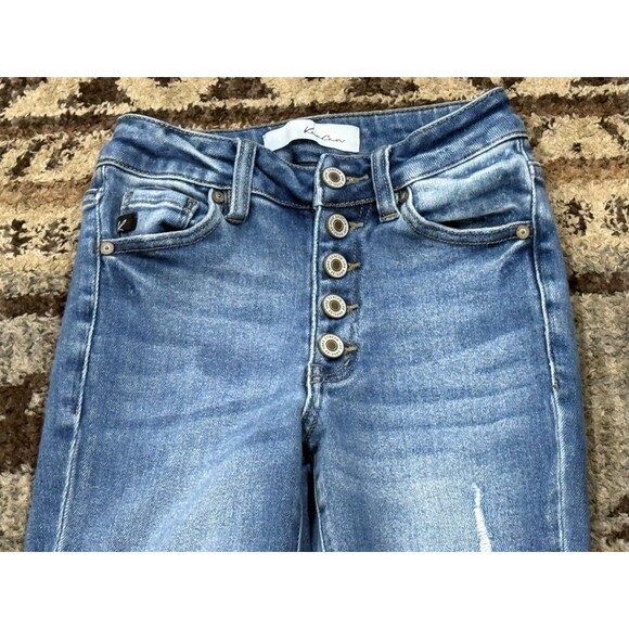 Women’s juniors Kancan size 0/23 high-rise button fly ankle skinny - Picture 1 of 3